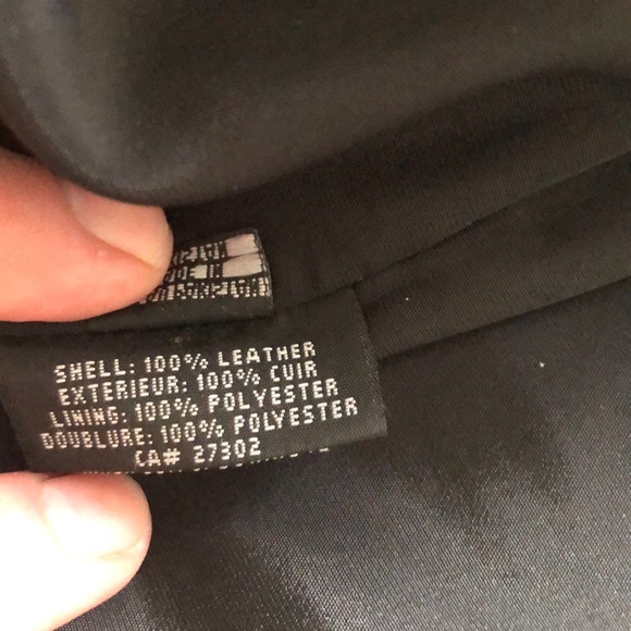 Cool slim fitting “Large” Pegabo leather jacket - Picture 2 of 6